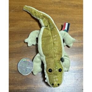 Coca Cola Alligator Beanie Plush 1999 Item#0245 Crunch Sudan